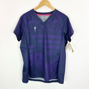 Specialized Andorra Purple Graphic Jersey Women’s Size‎ XL